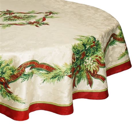 FREE UK delivery. . Round tablecloths christmas
